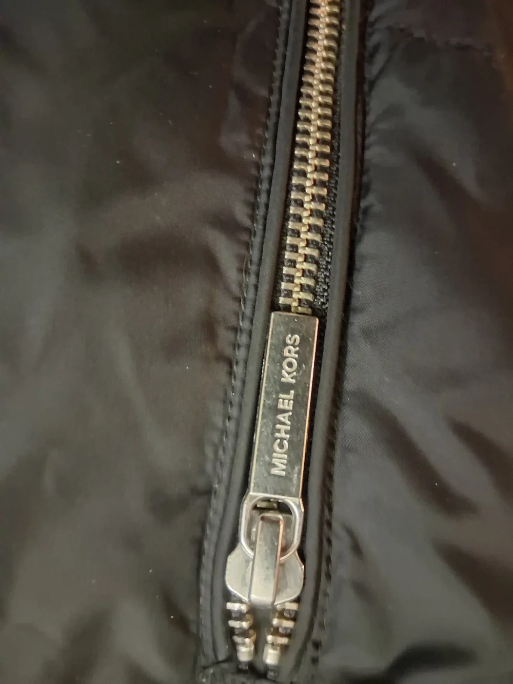Michael Kors Black Quilted Long Puffer Coat